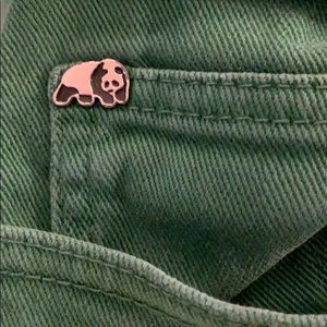 Mens Enjoi Green Jeans